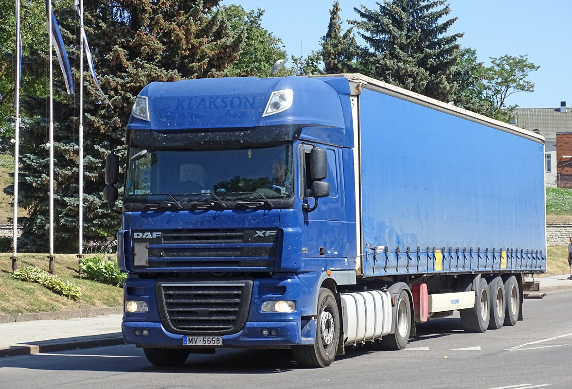 Латвия, № MV-5658 — DAF XF105 FT