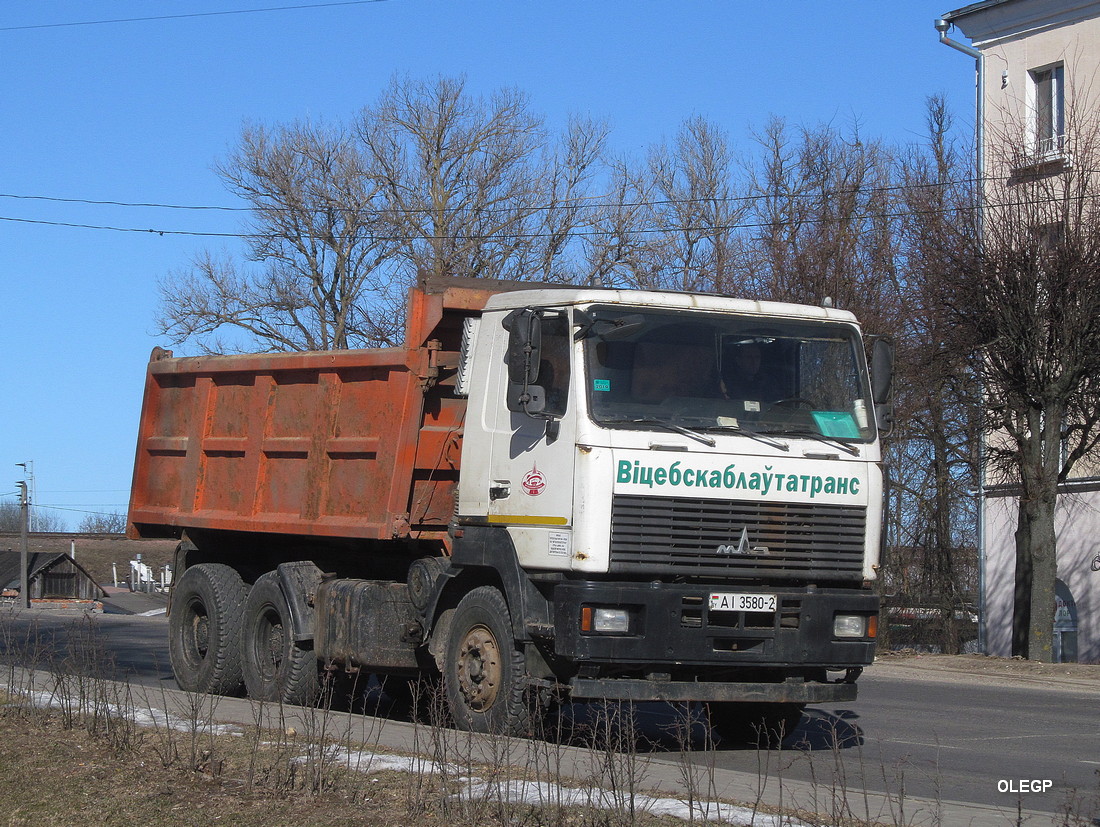 Витебская область, № АІ 3580-2 — МАЗ-6501 (общая модель)