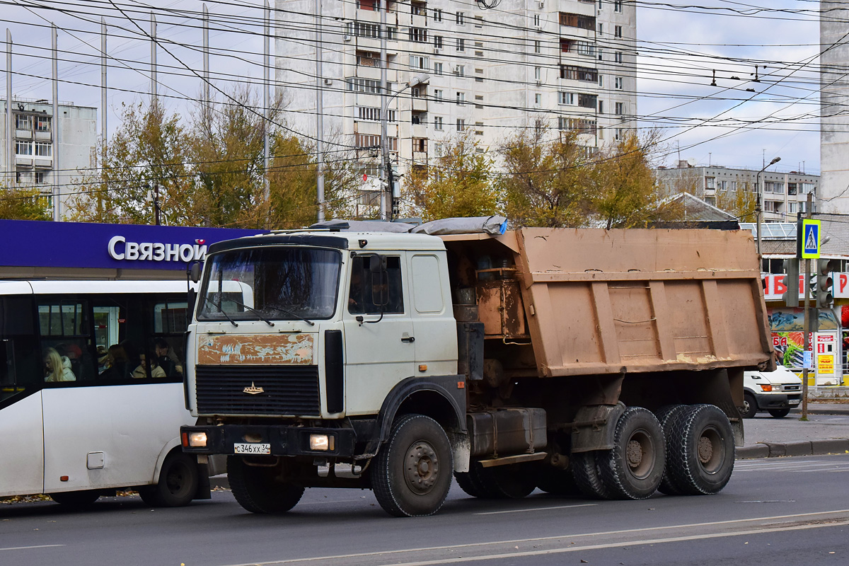 Волгоградская область, № С 346 ХХ 34 — МАЗ-55165