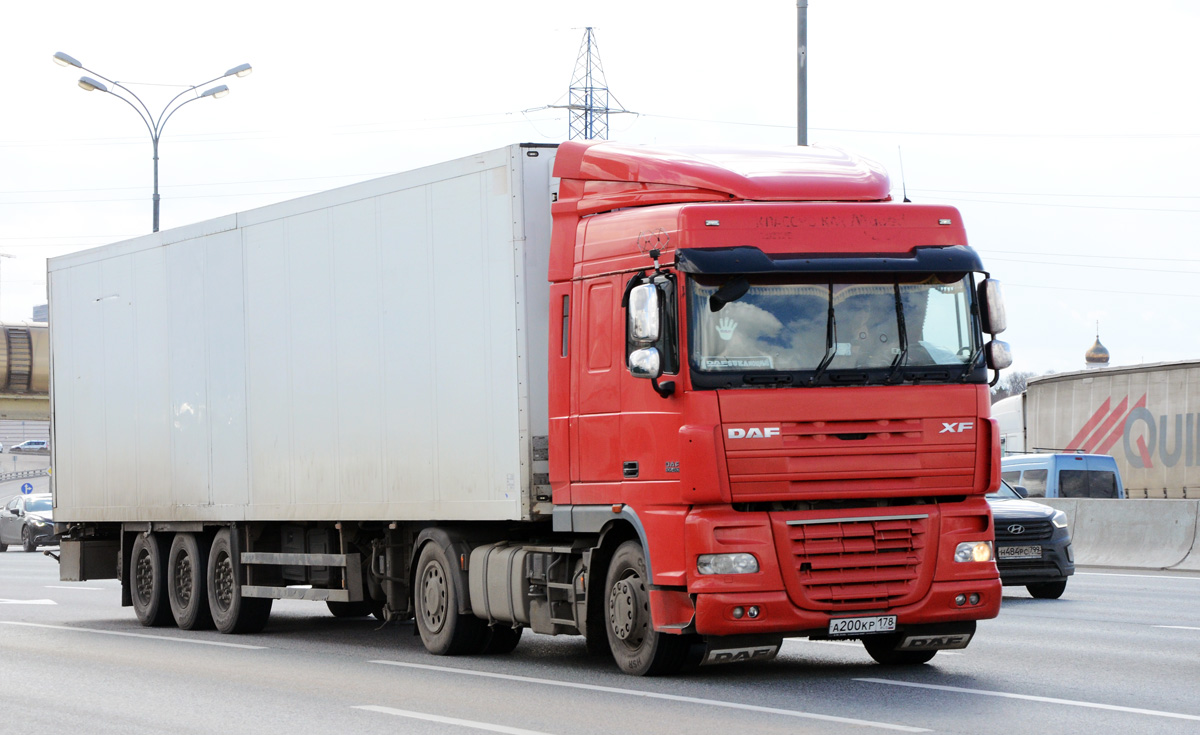 Санкт-Петербург, № А 200 КР 178 — DAF XF105 FT