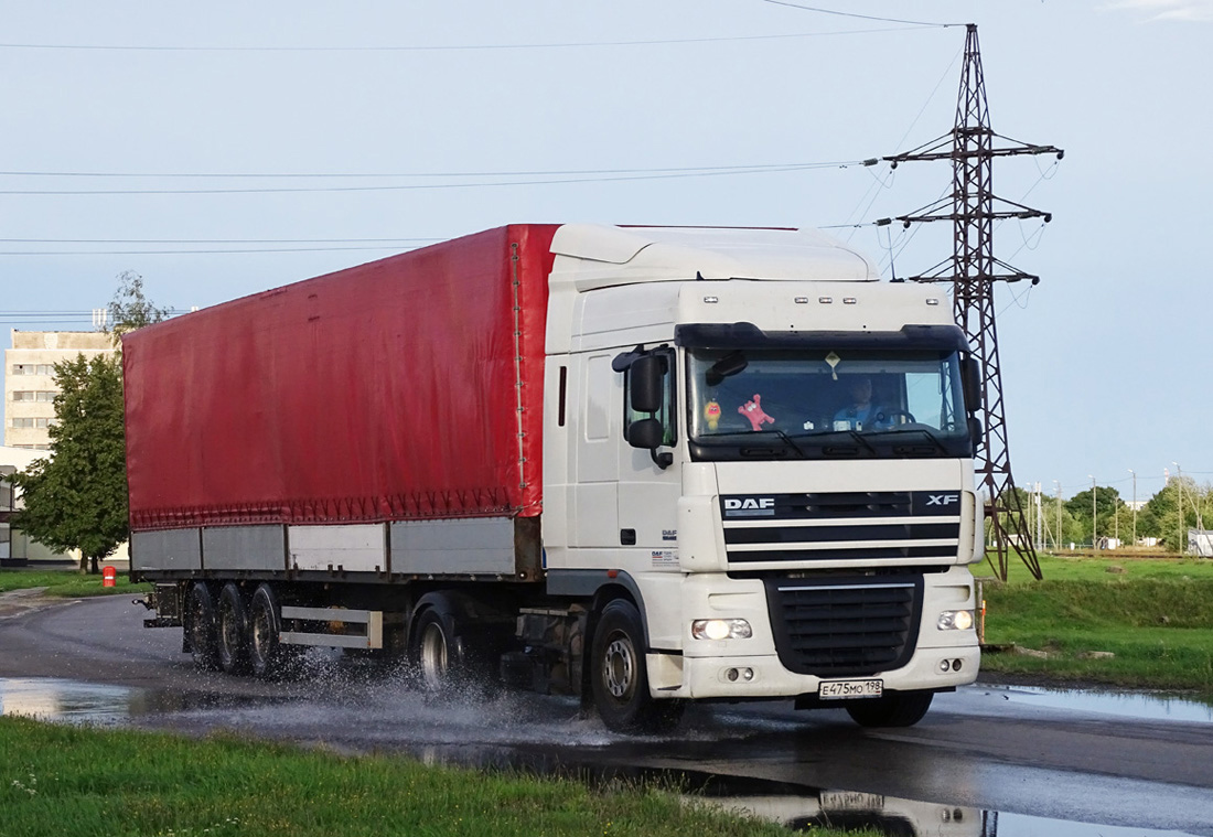 Санкт-Петербург, № Е 475 МО 198 — DAF XF105 FT