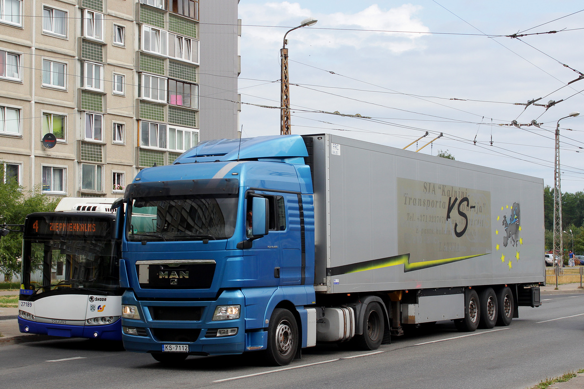 Латвия, № KS-7112 — MAN TGX ('2007) 18.480