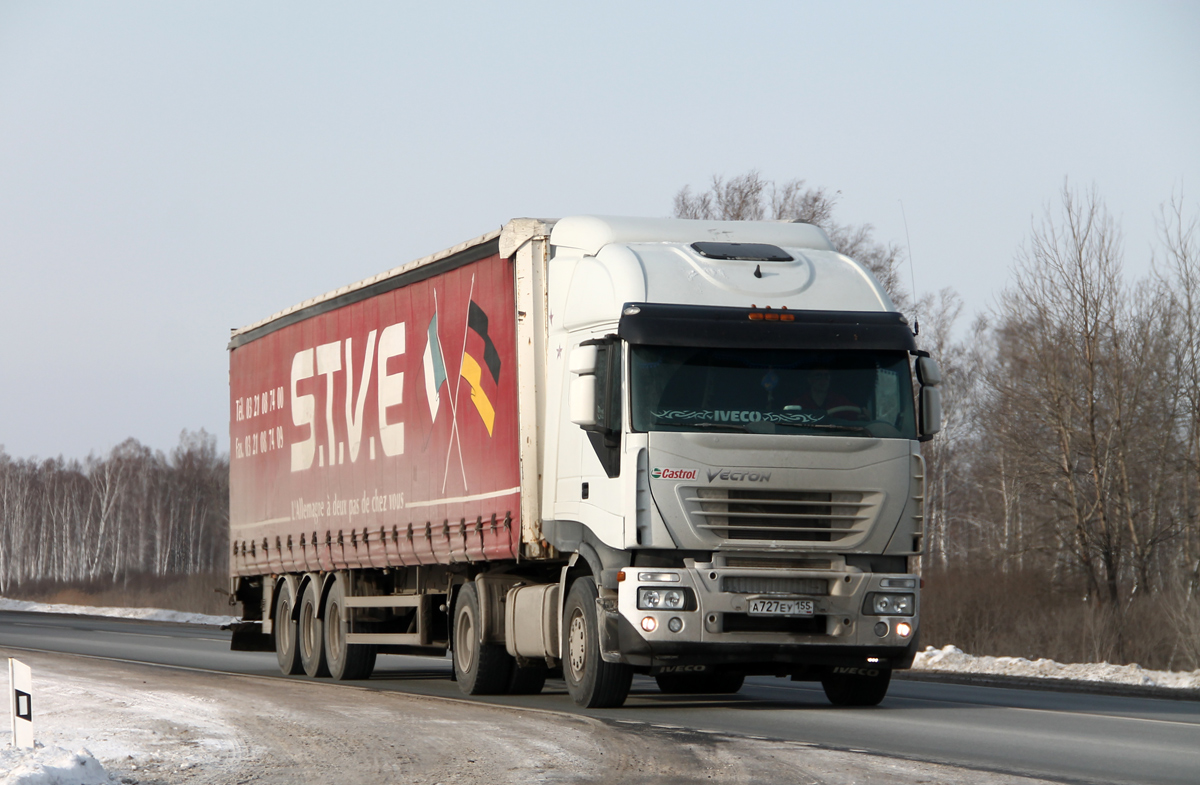 Омская область, № А 727 ЕУ 155 — IVECO Stralis ('2002) 430