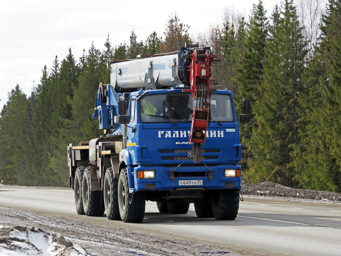 Вологодская область, № Е 649 УН 35 — КамАЗ-63501-41