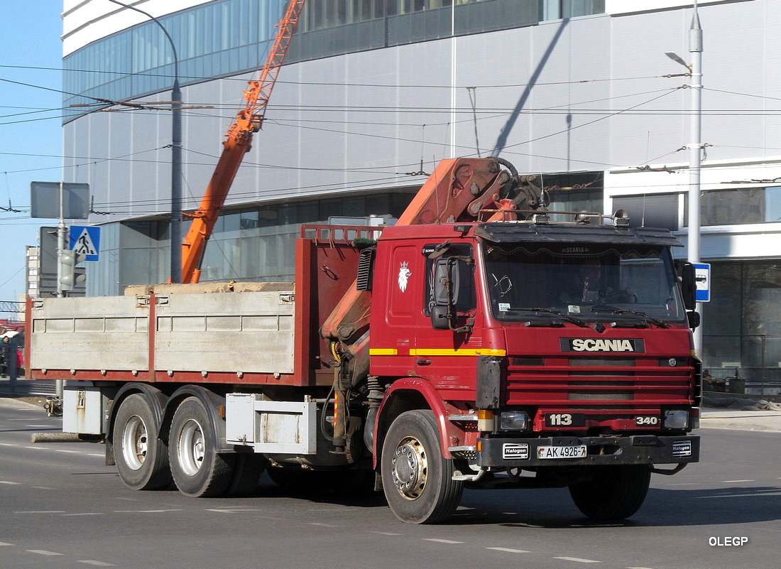 Минск, № АК 4926-7 — Scania (II) P113M