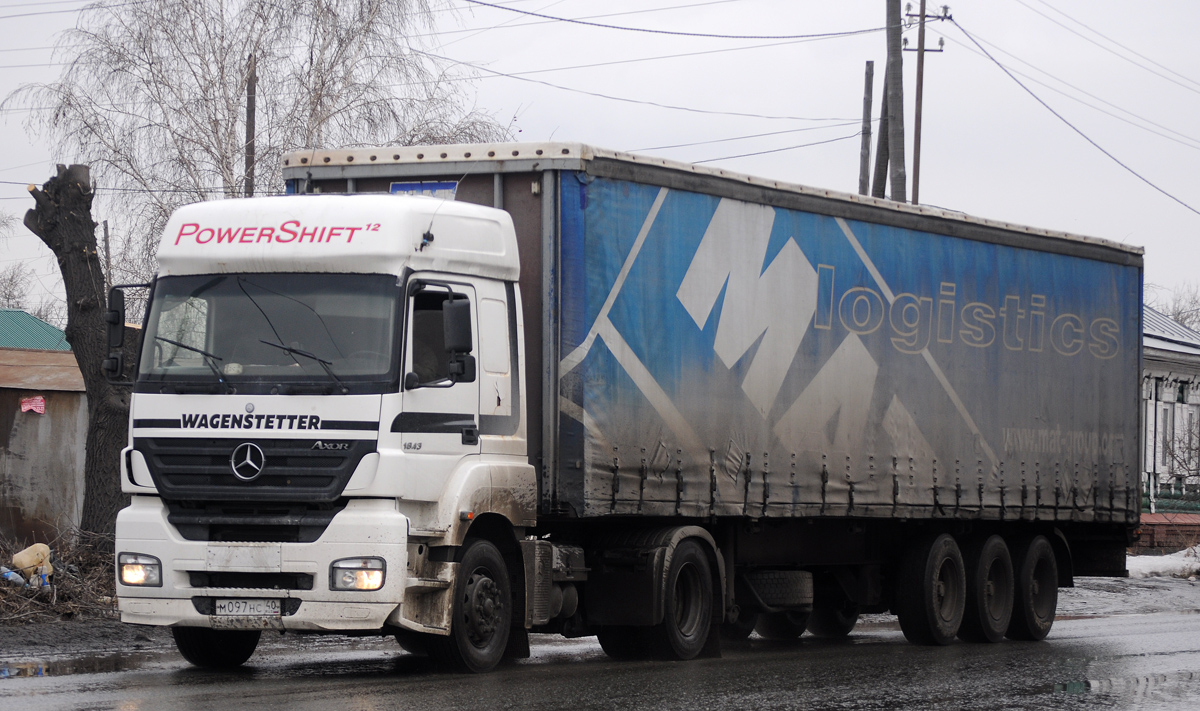 Калужская область, № М 097 НС 40 — Mercedes-Benz Axor 1843