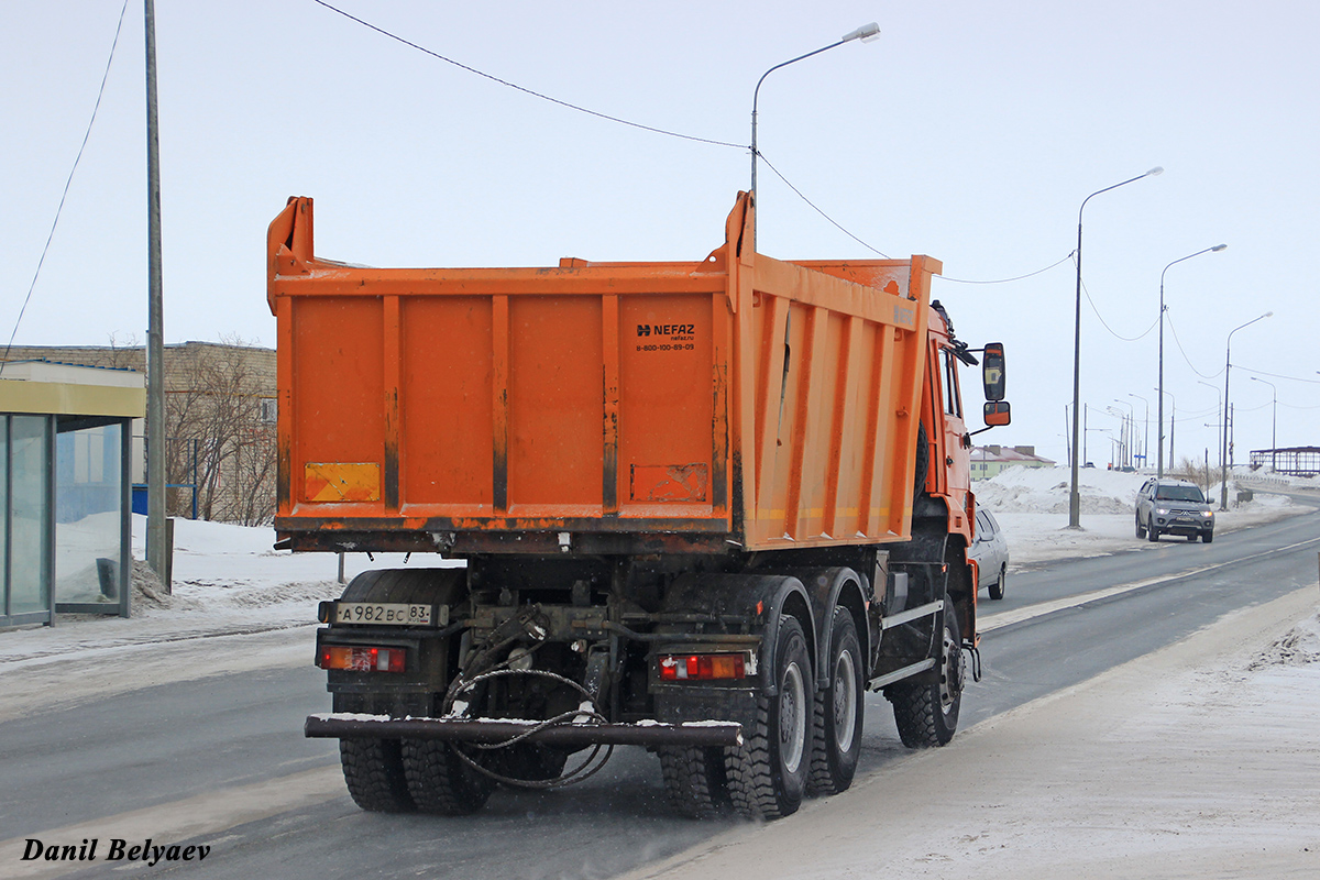 Ненецкий автономный округ, № А 982 ВС 83 — КамАЗ-6522-43