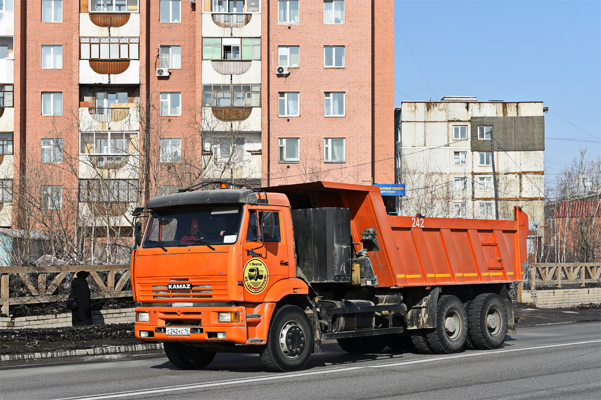 Саха (Якутия), № С 242 КС 14 — КамАЗ-6520-35