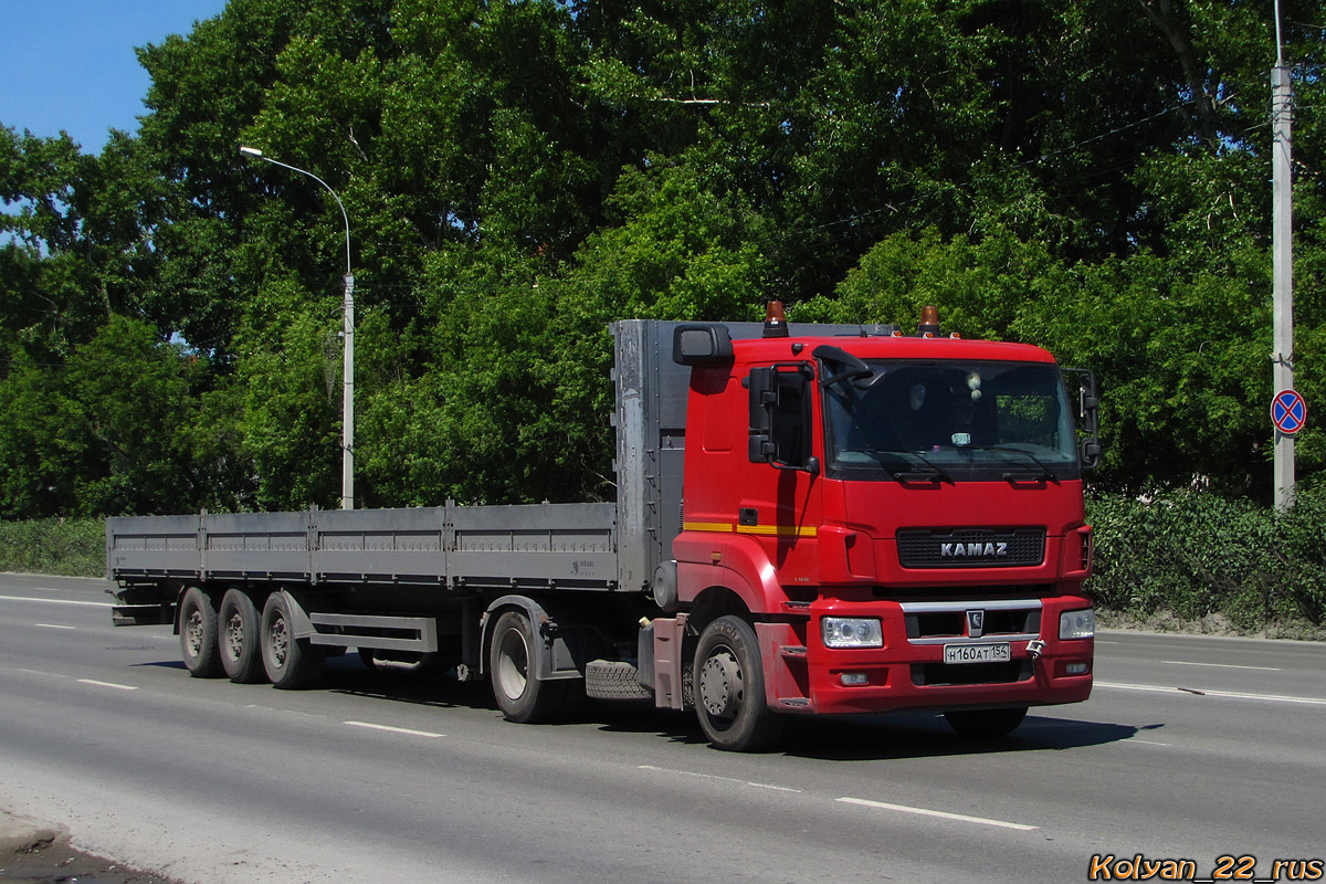 Новосибирская область, № Н 160 АТ 154 — КамАЗ-5490-S5