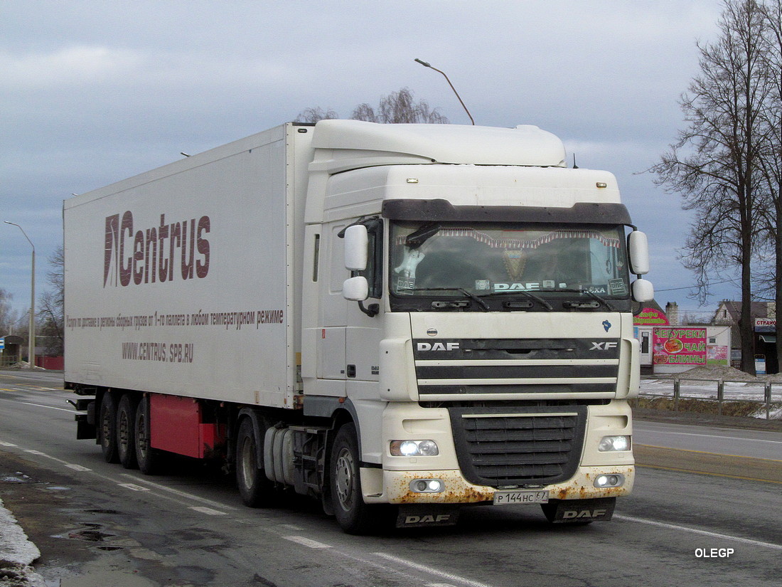 Смоленская область, № Р 144 НС 67 — DAF XF105 FT