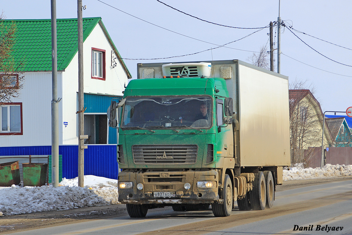 Ненецкий автономный округ, № А 837 АО 83 — МАЗ-6312B9