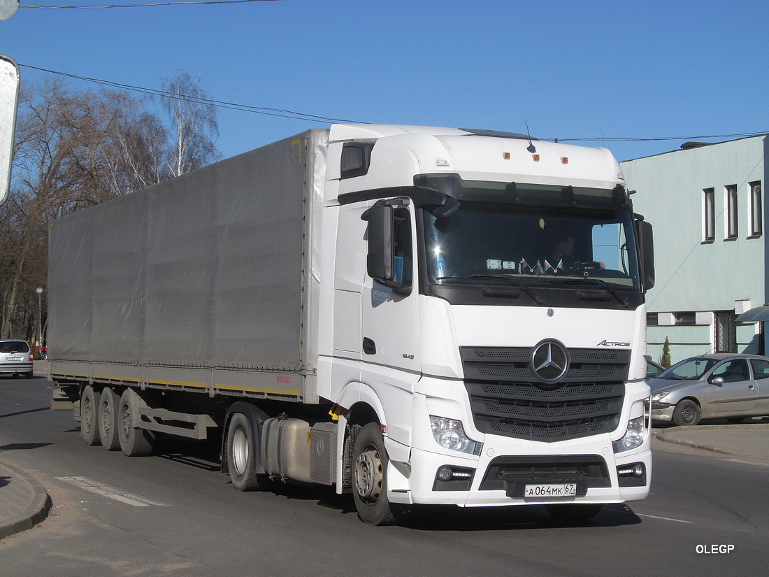 Смоленская область, № А 064 МК 67 — Mercedes-Benz Actros '18 1845 [Z9M]