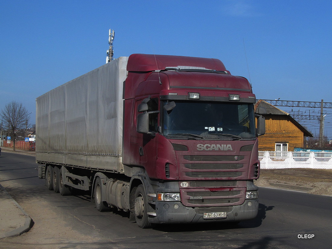 Минская область, № АТ 6316-5 — Scania ('2004) R420