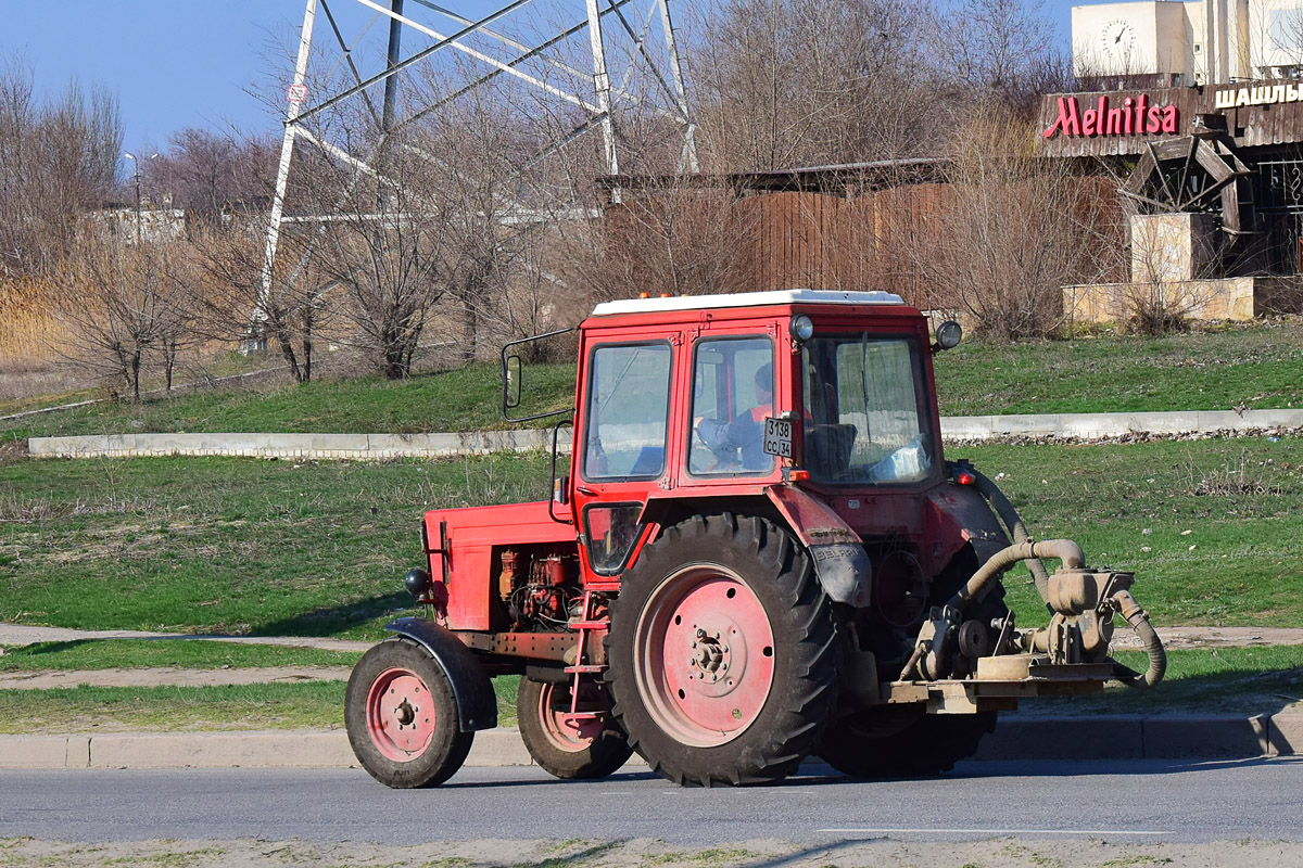 Волгоградская область, № 3138 СС 34 — МТЗ-80