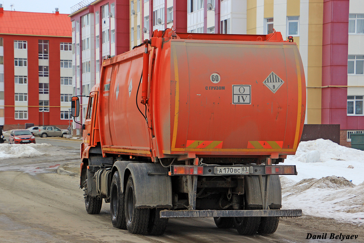 Ненецкий автономный округ, № А 170 ВС 83 — КамАЗ-65115 (общая модель)