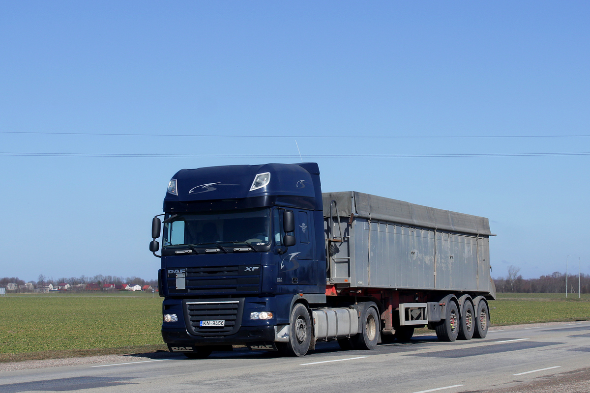 Латвия, № KN-9456 — DAF XF105 FT