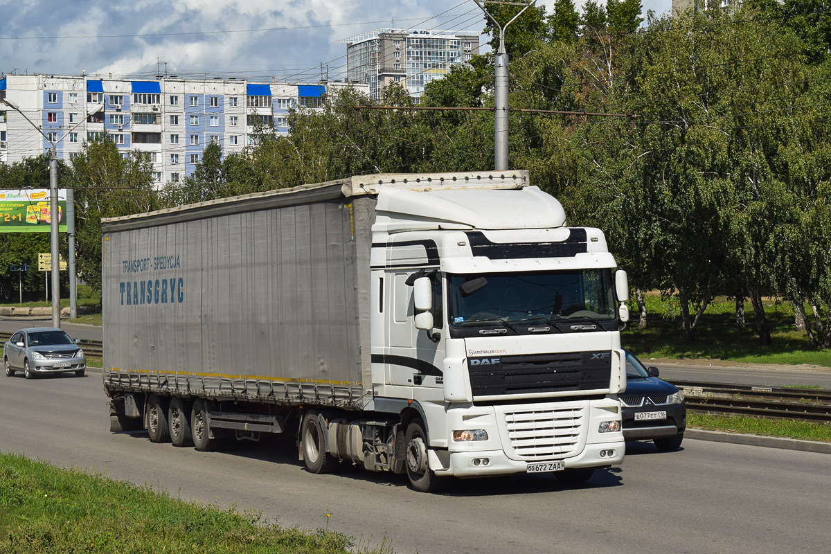 Узбекистан, № 50 672 ZAA — DAF XF105 FT