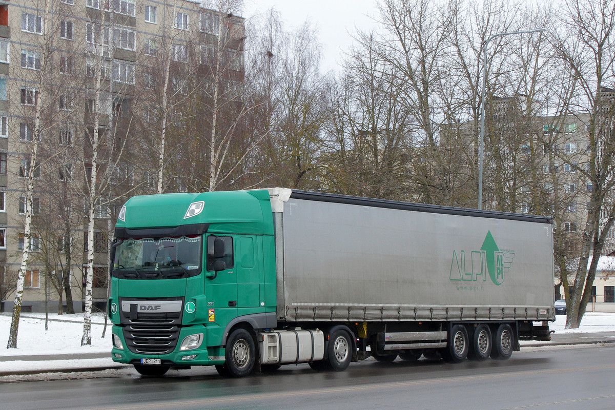 Литва, № JEP 311 — DAF XF Euro6 FT