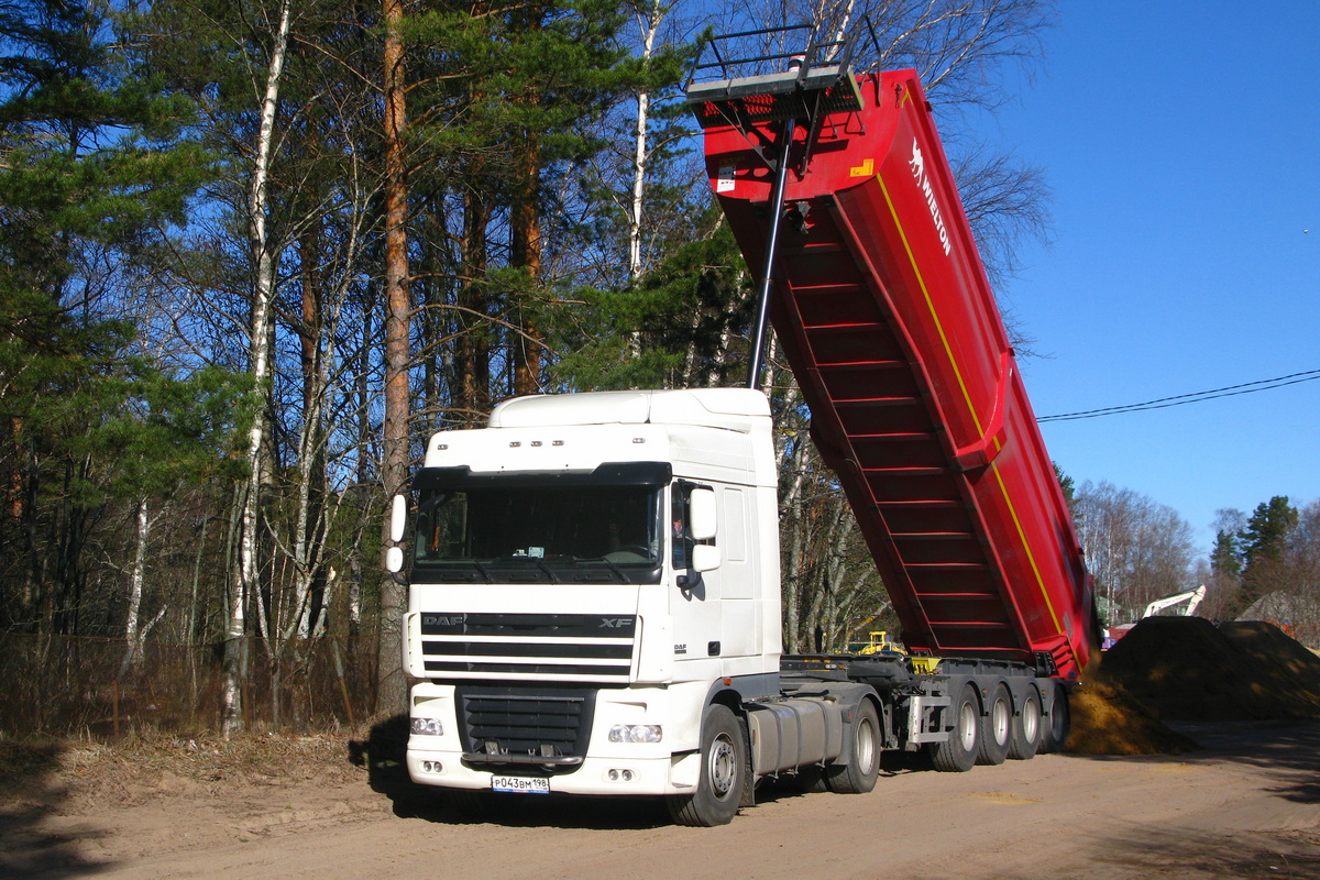 Санкт-Петербург, № Р 043 ВМ 198 — DAF XF105 FT