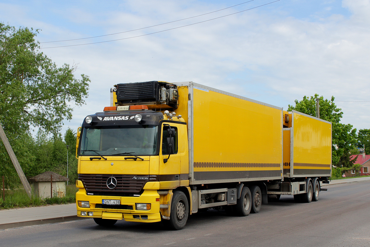 Литва, № GNT 438 — Mercedes-Benz Actros ('1997) 2543