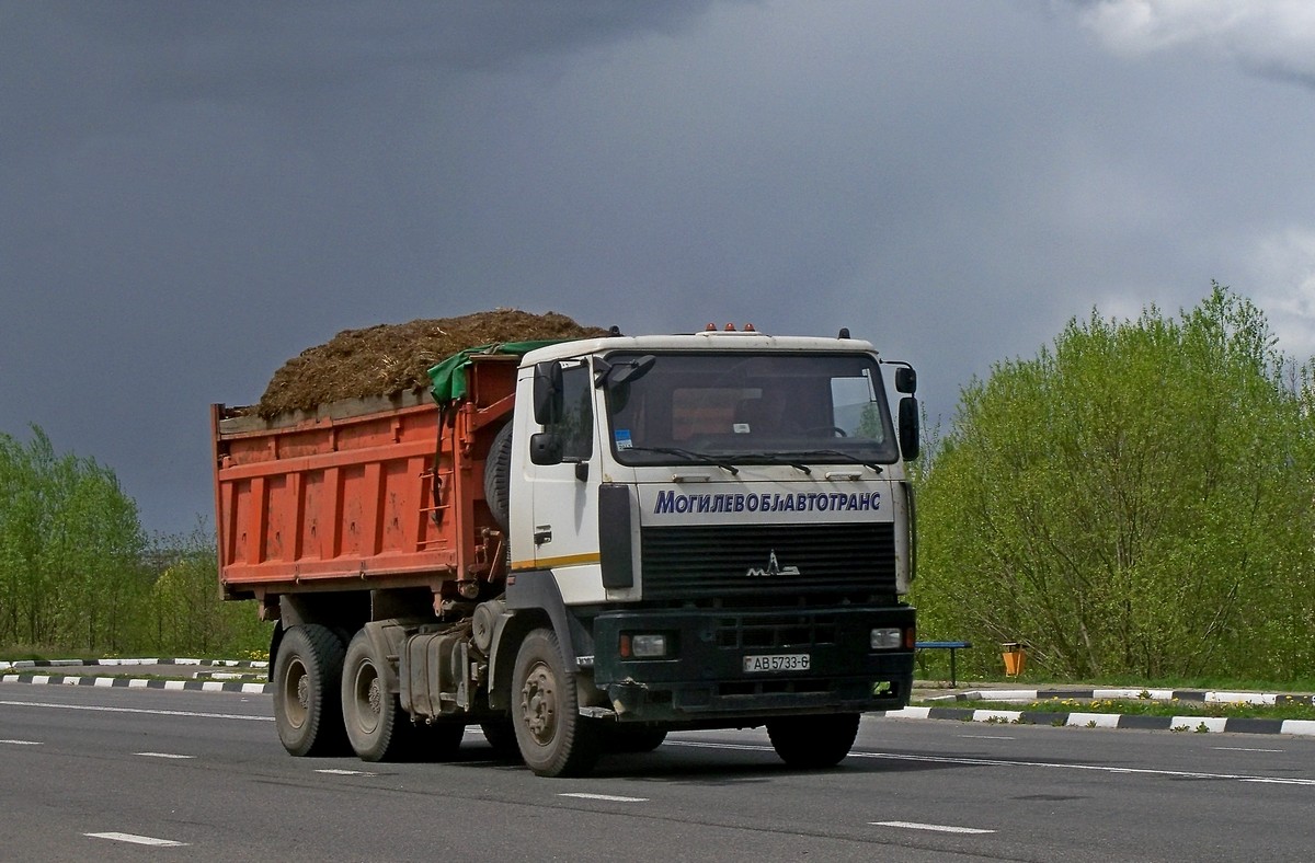 Могилёвская область, № АВ 5733-6 — МАЗ-6501 (общая модель)