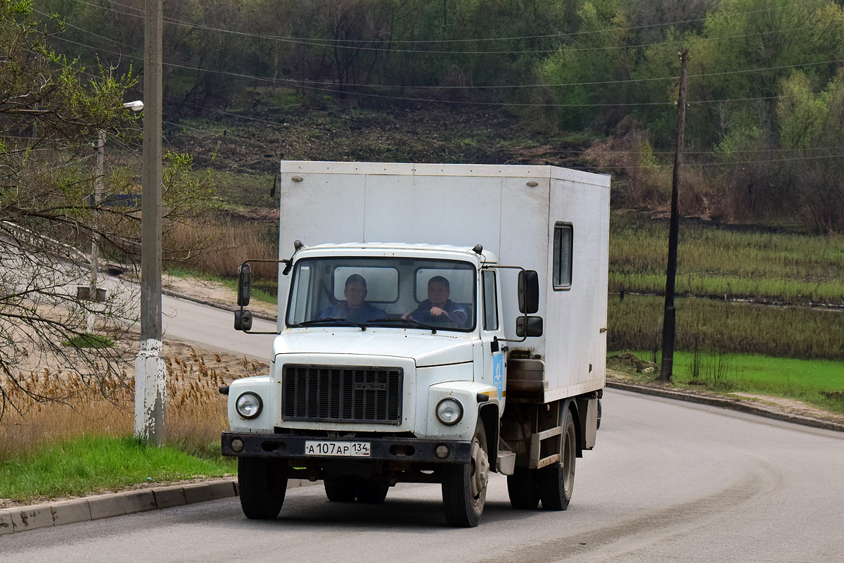 Волгоградская область, № А 107 АР 134 — ГАЗ-3309