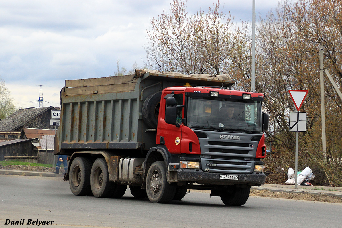 Кировская область, № Е 457 ТТ 86 — Scania ('2004) P380