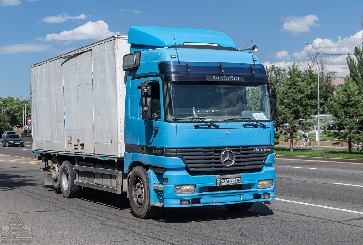 Алматинская область, № 534 HEB 05 — Mercedes-Benz Actros ('1997) 1831