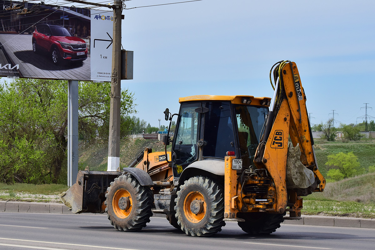 Волгоградская область, № 1904 ВЕ 34 — JCB 3CX