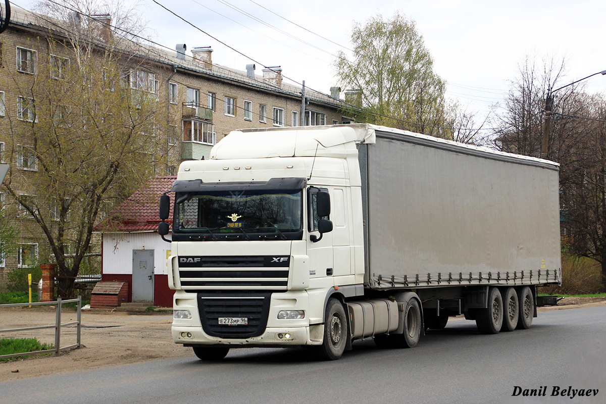 Свердловская область, № Е 273 МР 96 — DAF XF105 FT