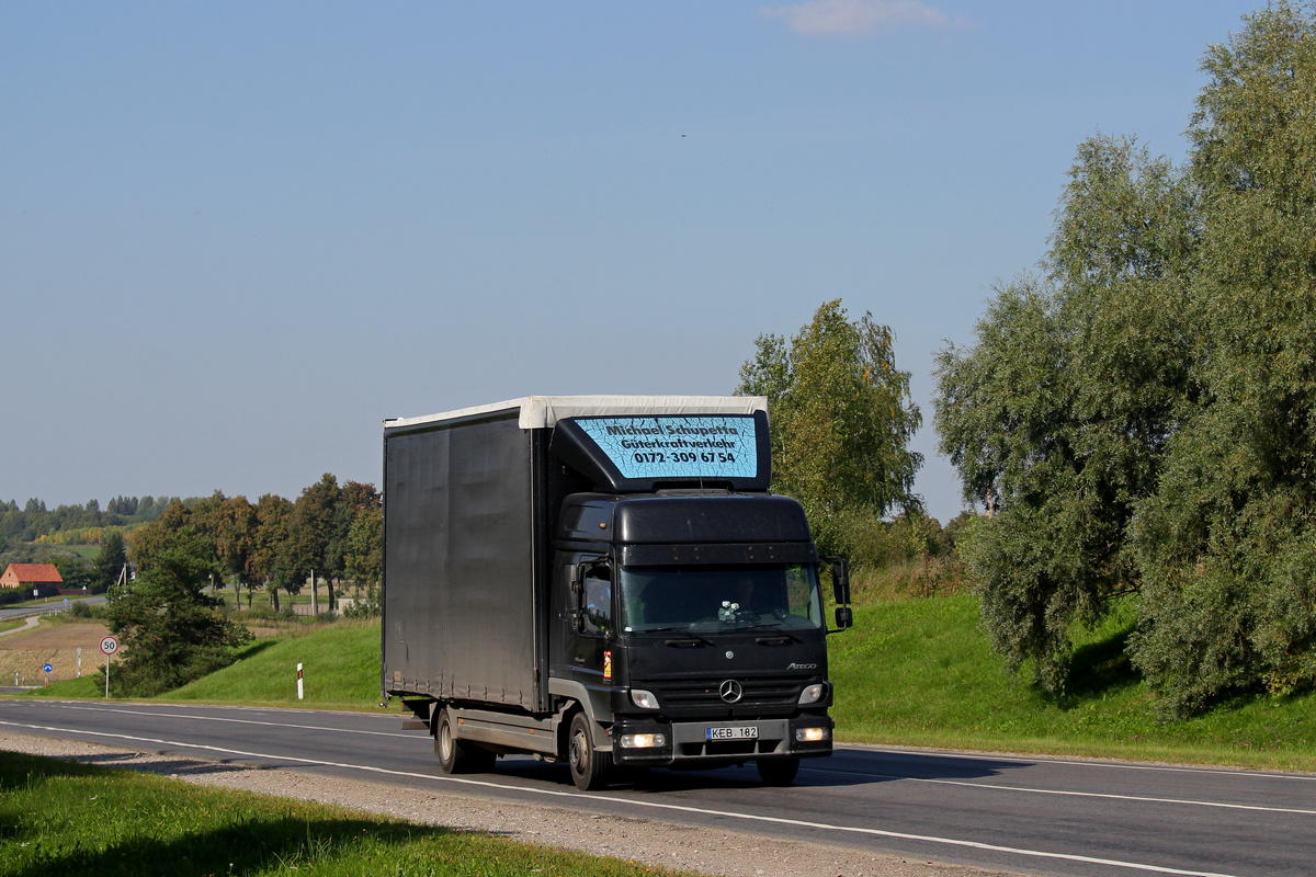 Литва, № KEB 182 — Mercedes-Benz Atego 822