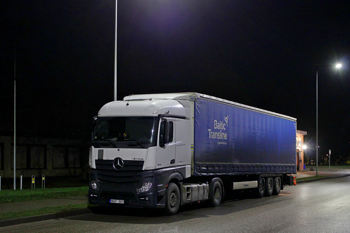 Литва, № MAF 581 — Mercedes-Benz Actros ('2011)