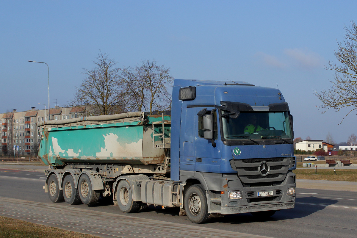 Литва, № GFF 931 — Mercedes-Benz Actros ('2009) 1844