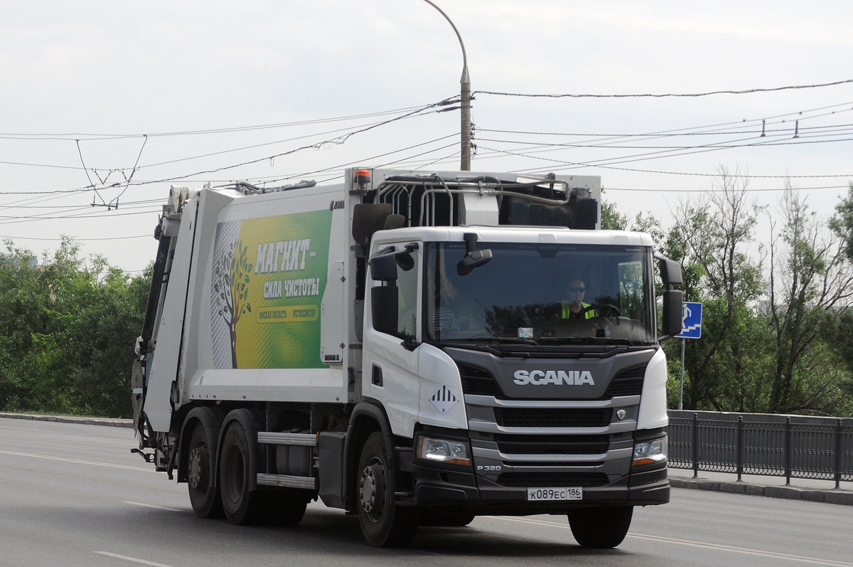 Омская область, № К 089 ЕС 186 — Scania ('2016) P280