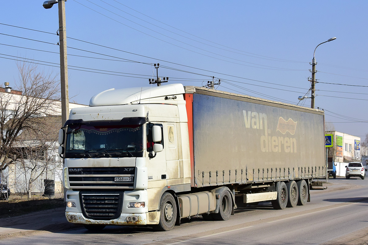 Волгоградская область, № С 568 ХУ 34 — DAF XF105 FT