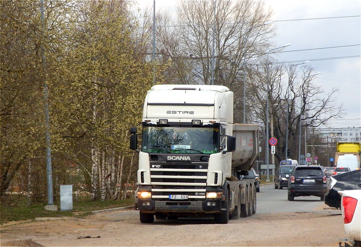 Латвия, № FZ-533 — Scania ('1996) R124L