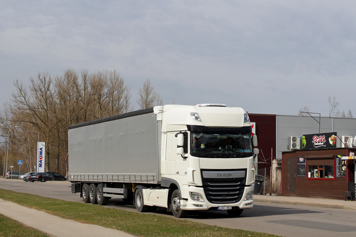 Литва, № LSC 862 — DAF XF Euro6 FT