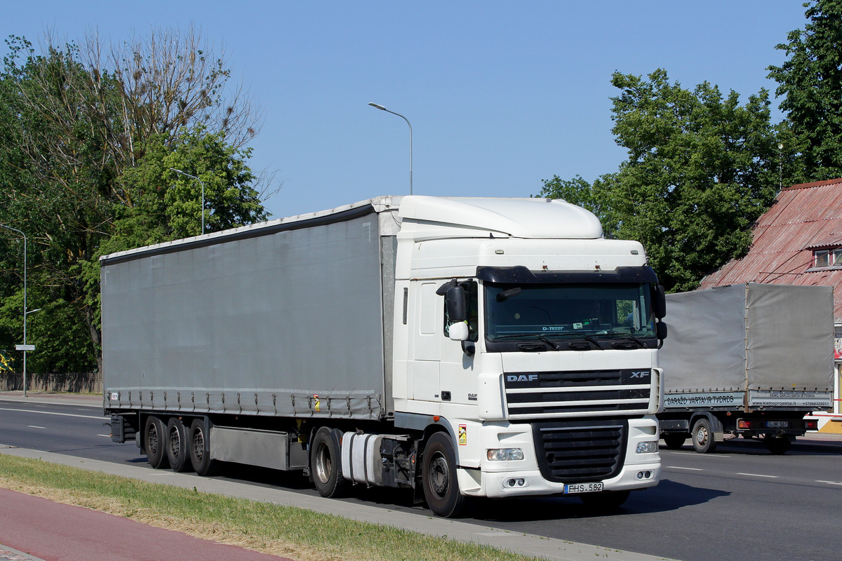 Литва, № FHS 582 — DAF XF105 FT