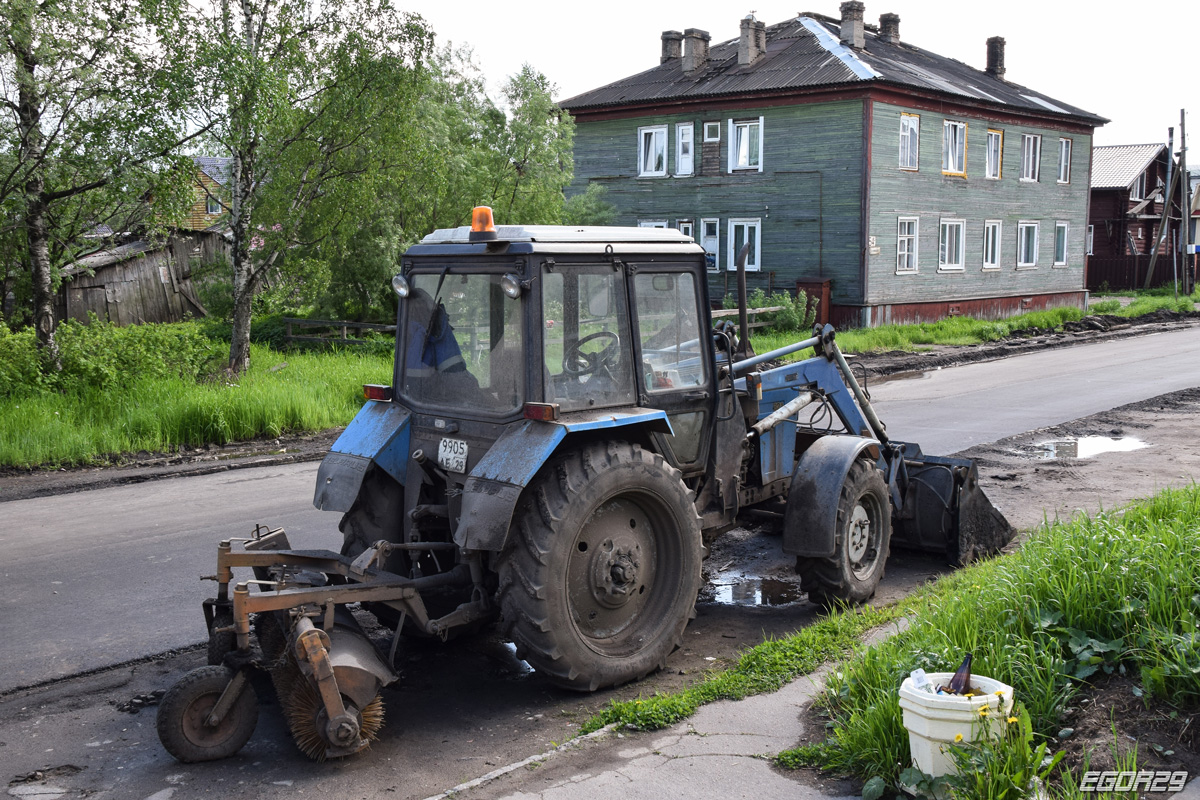 Архангельская область, № 9905 АЕ 29 — Беларус-82.1