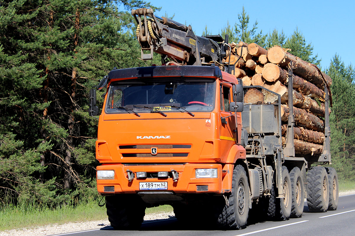 Рязанская область, № Х 189 ТМ 62 — КамАЗ-43118 (общая модель)