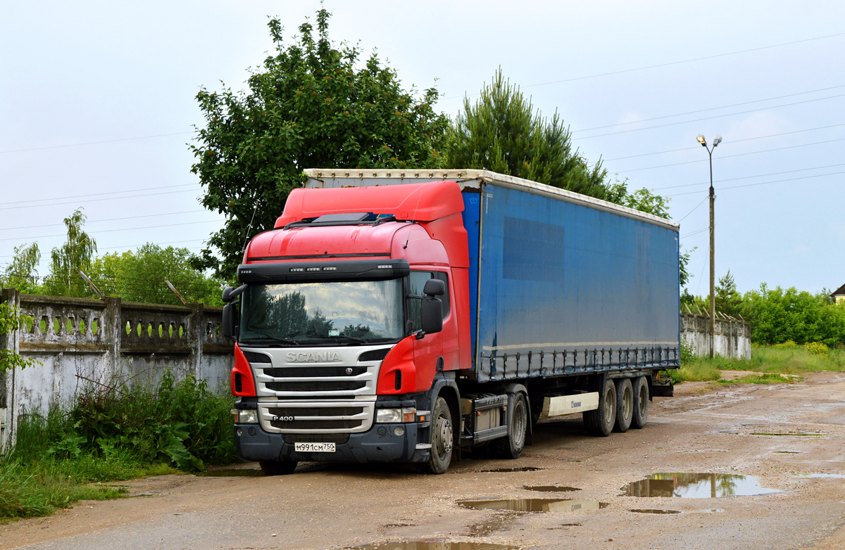 Калужская область, № М 991 СМ 750 — Scania ('2011) P400