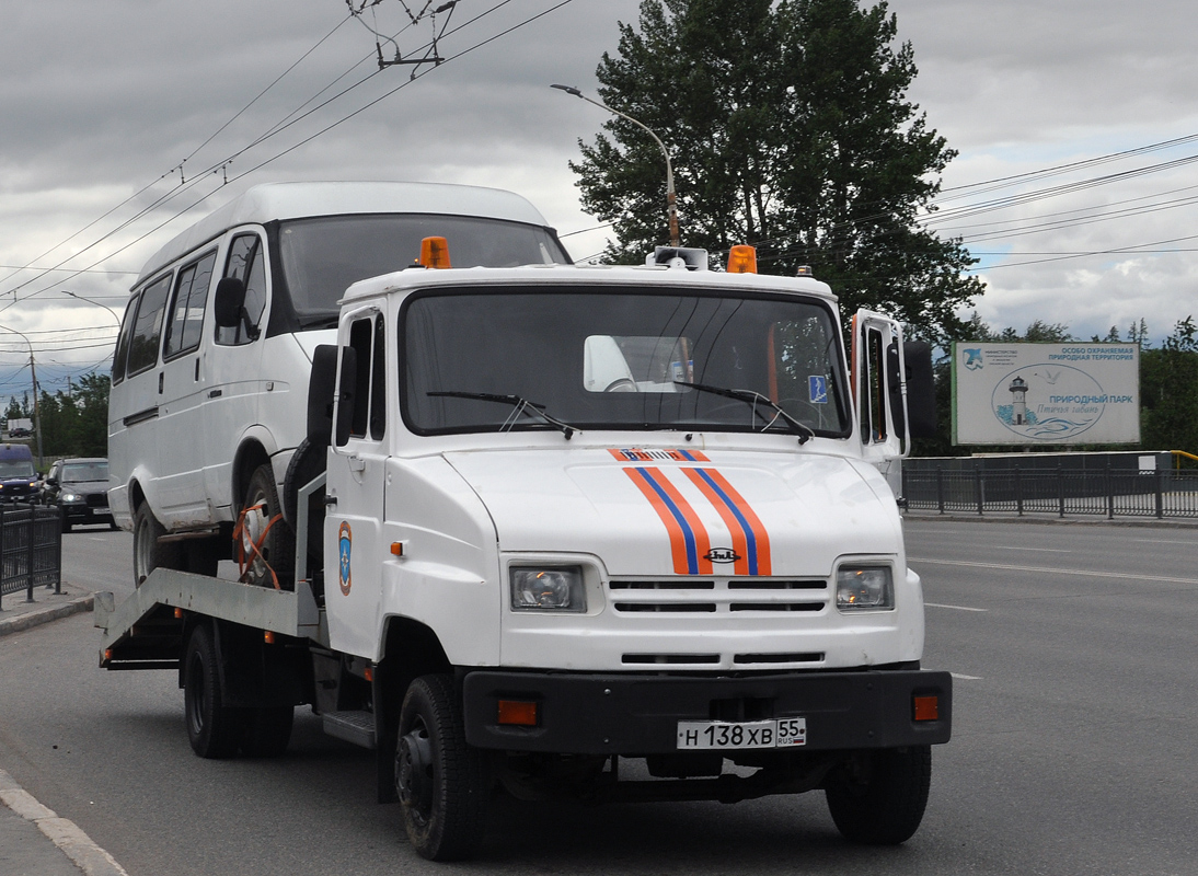 Омская область, № Н 138 ХВ 55 — ЗИЛ-5301 "Бычок"(общая модель)