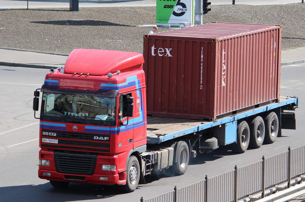 Одесская область, № ВН 7309 ВТ — DAF XF95 FT