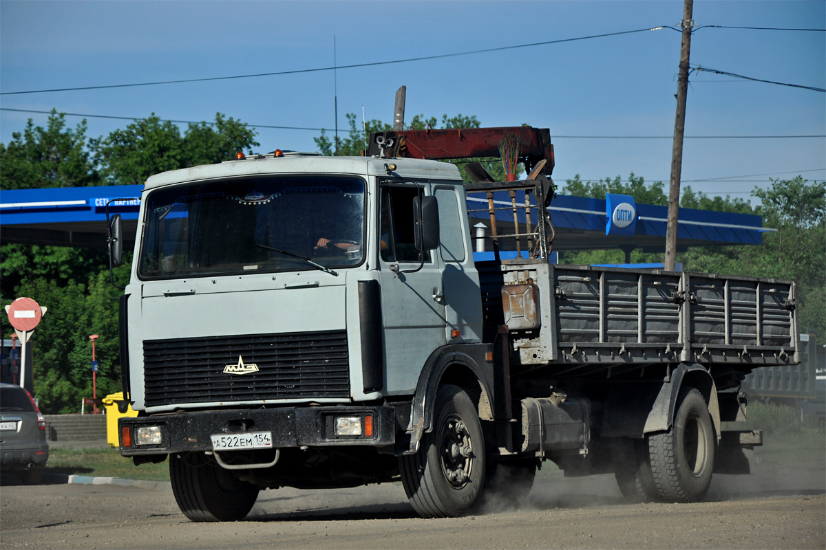 Алтайский край, № А 522 ЕМ 154 — МАЗ-53366