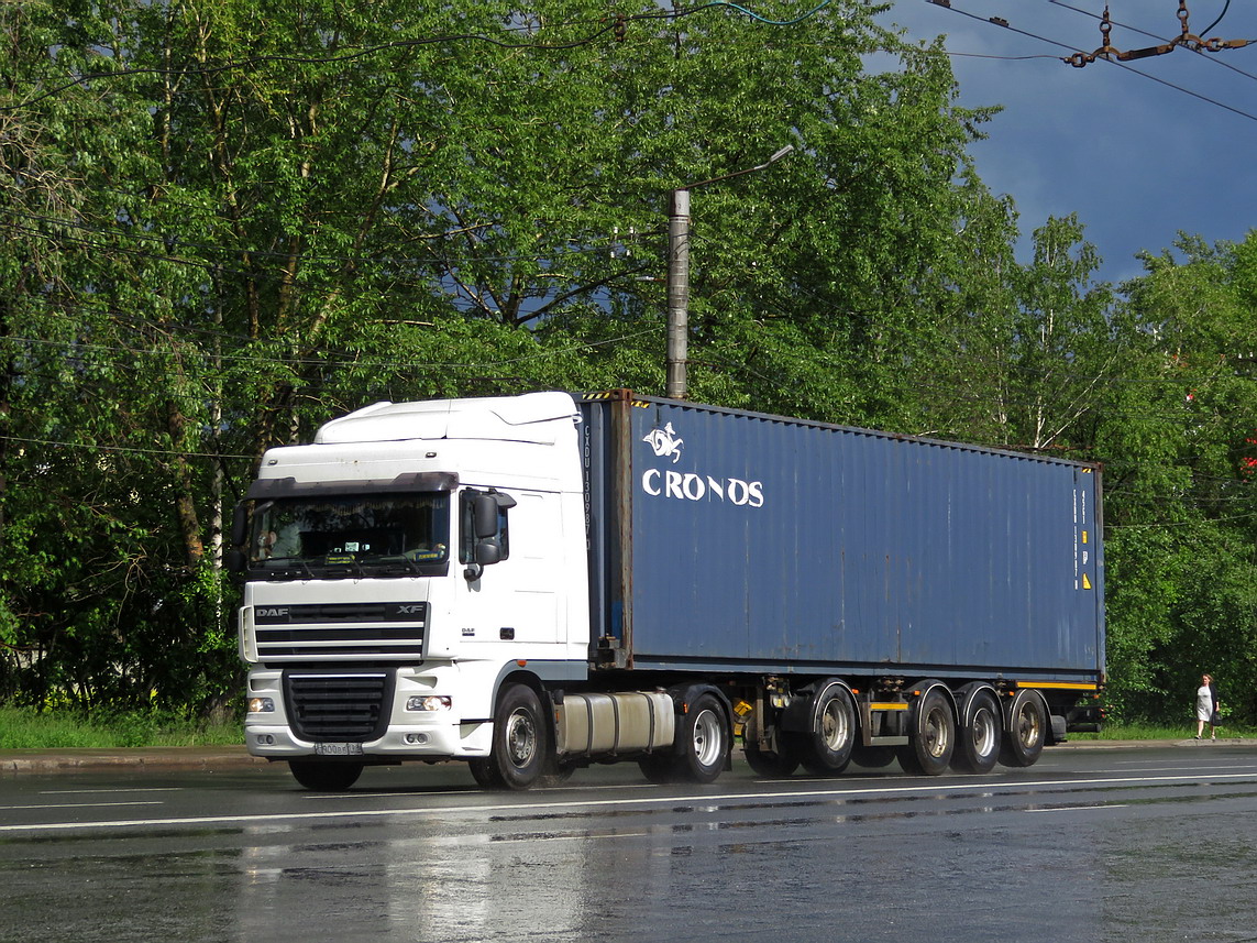 Санкт-Петербург, № Е 900 ВВ 198 — DAF XF105 FT