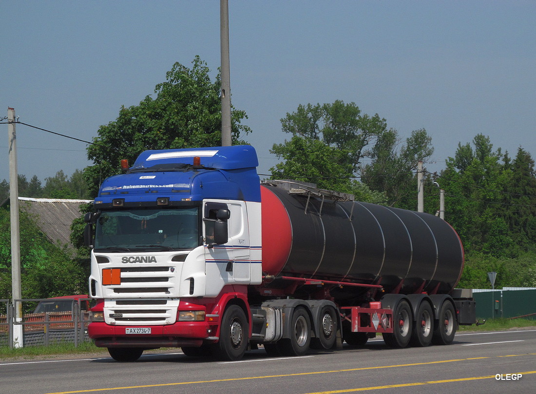 Минск, № АХ 2734-7 — Scania ('2004) R480