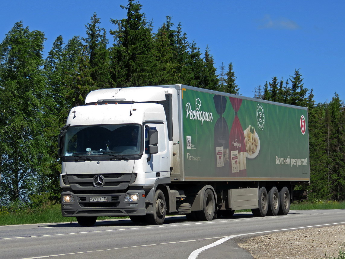 Московская область, № Р 291 СР 750 — Mercedes-Benz Actros ('2009) 1844