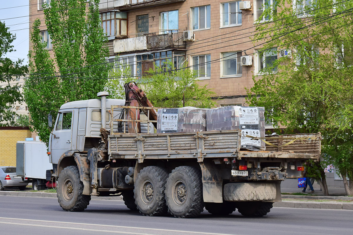 Волгоградская область, № А 666 АВ 34 — КамАЗ-43118-10 [43118K]