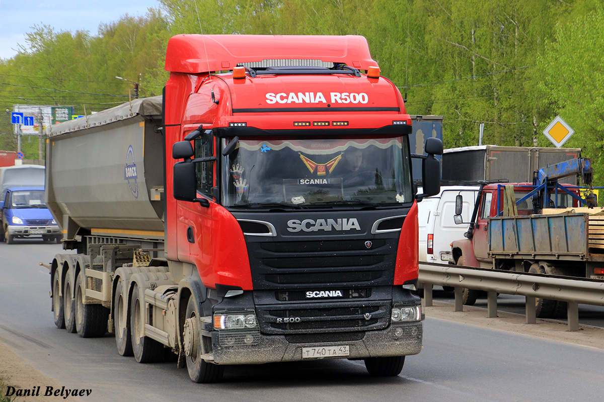 Кировская область, № Т 740 ТА 43 — Scania ('2013) R500