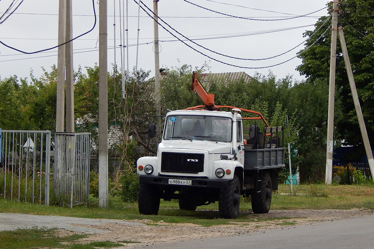 Орловская область, № О 988 КУ 57 — ГАЗ-33081 «Садко»